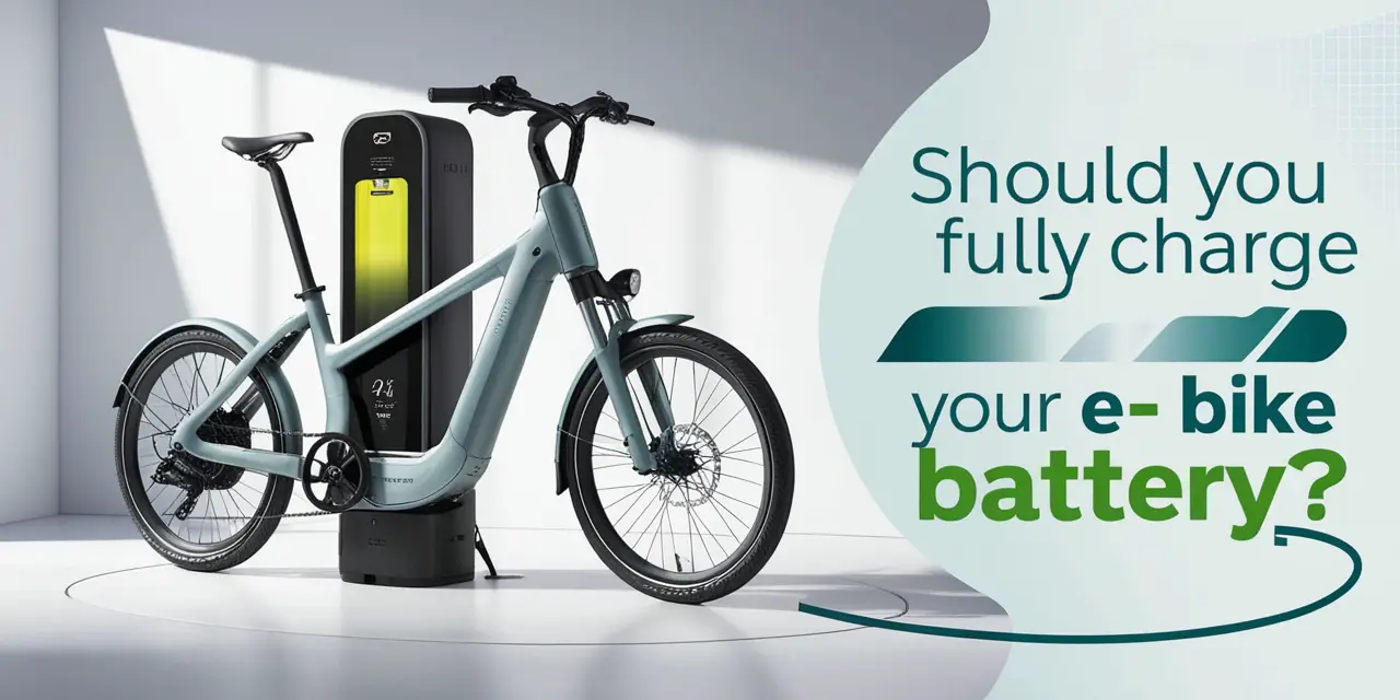 Should You Fully Charge Your ebike Battery
