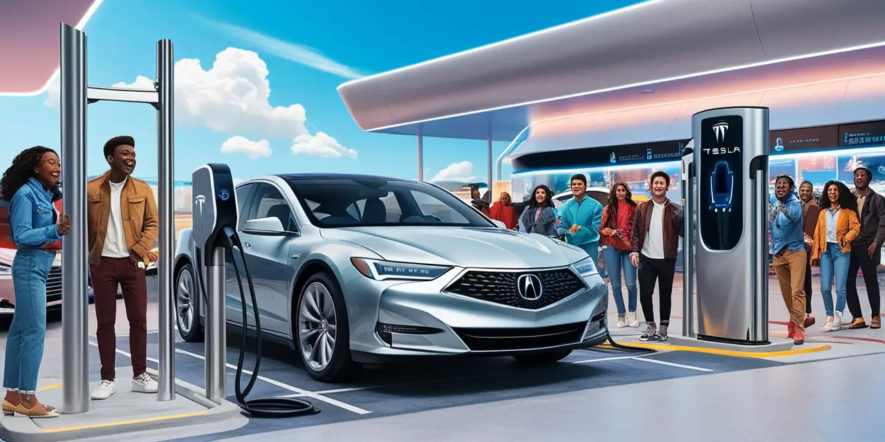 does acura have access to tesla charger
