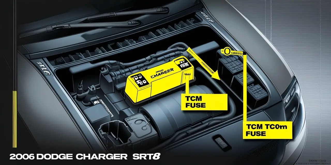 Where Can I Find the TCM Fuse on the 2006 Dodge Charger SRT8?