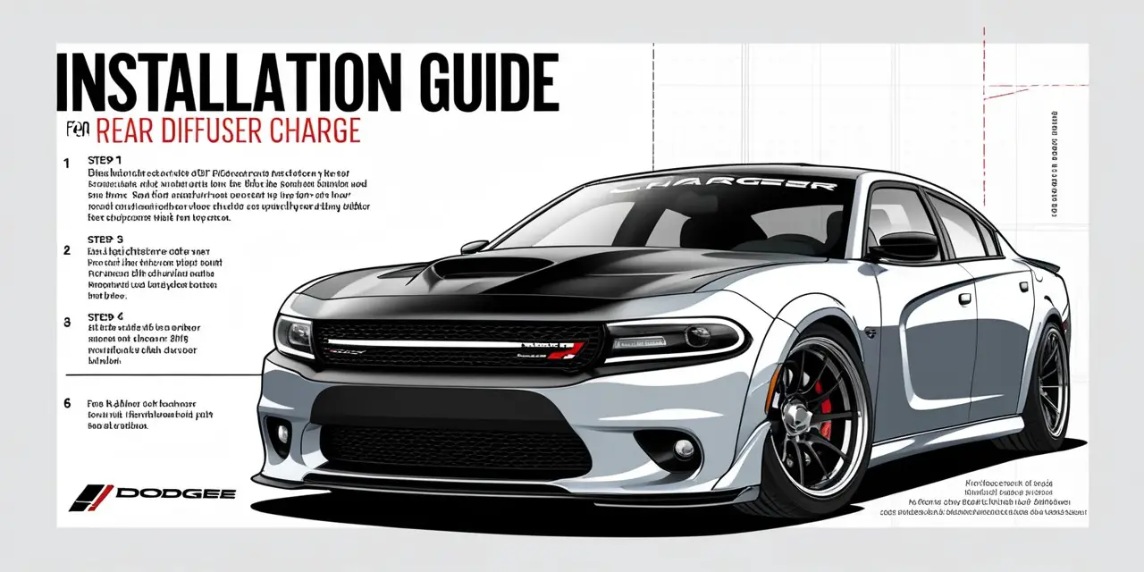 Installation Guide Rear Diffuser for Your Dodge Charger