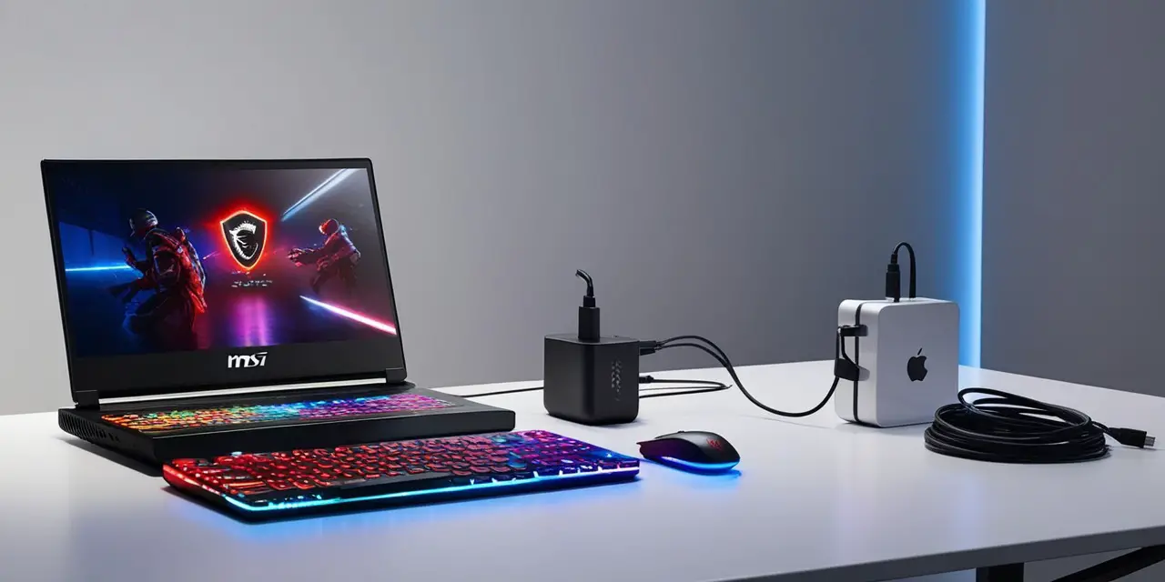 can i charge msi gaming laptop with macbook pro charger