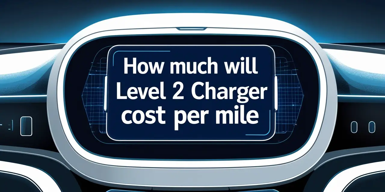 How Much Will Level 2 Charger Cost Per Mile