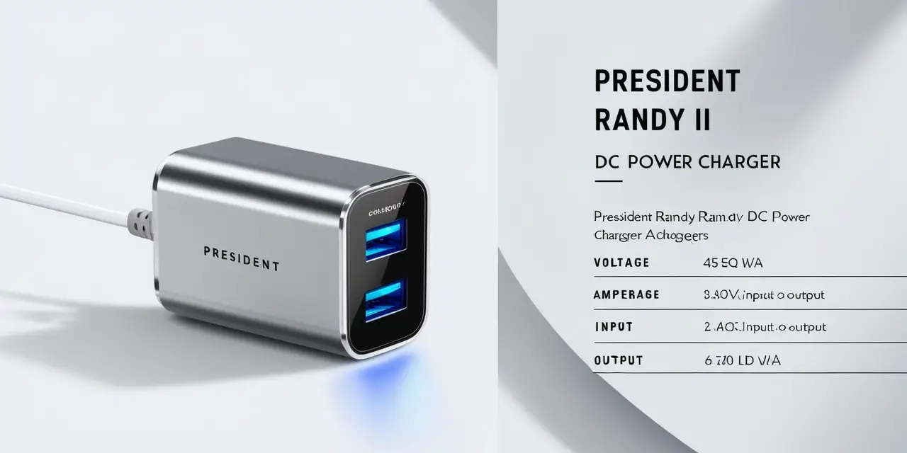 what is President Randy II DC Power Charger Specs
